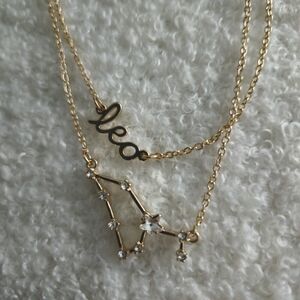 Gold Leo Zodiac Necklace - Dainty Layering Piece, Stocking Stuffer, Gift For Her